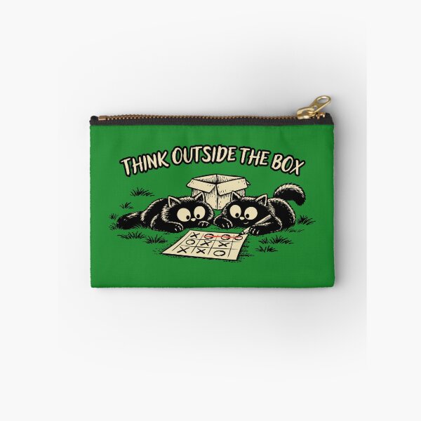 Item preview, Think Outside the Box Funny Cat designed and sold by Darsel Art.