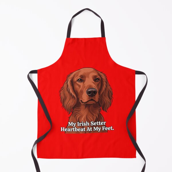 Item preview, My Irish Setter Heartbeat At My Feet Dog Owner Art Design designed and sold by fantasticdesign.