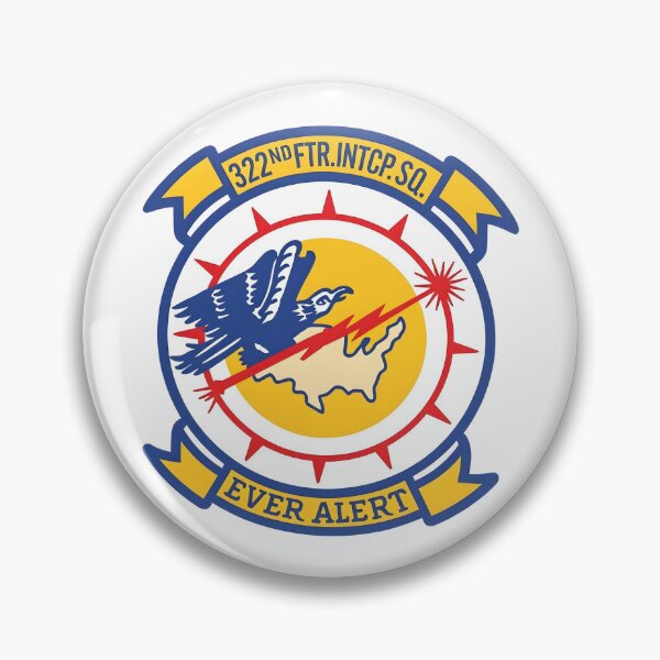 Item preview, USAF 322nd Fighter Interceptor Squadron Ever Alert Patch designed and sold by CharlieDesings.