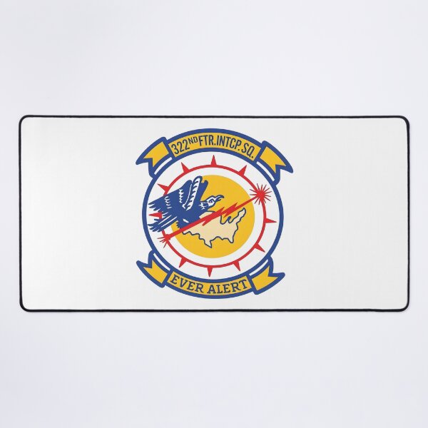 Item preview, USAF 322nd Fighter Interceptor Squadron Ever Alert Patch designed and sold by CharlieDesings.