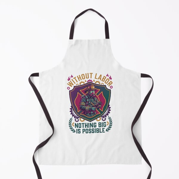 Item preview, Without Labor Nothing Big Is Possible Shirt - Firefighter Gear Emblem Tee designed and sold by relso.