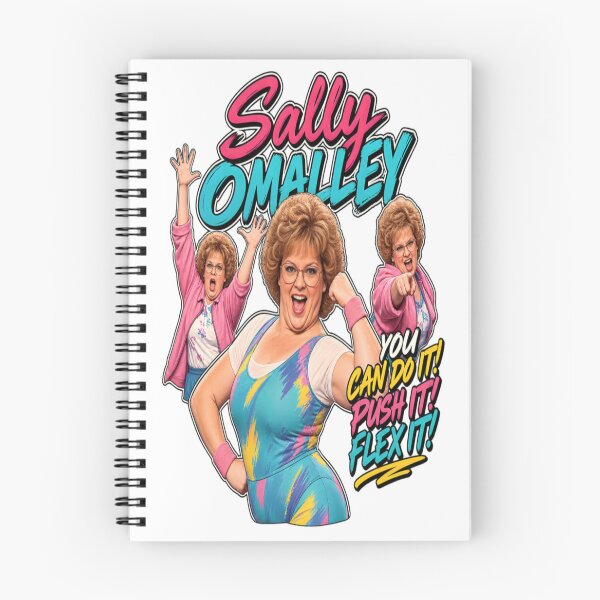 Item preview, Sally O'Malley You Can Do It Push It Flex It – Retro Fitness Design designed and sold by ActionForge.