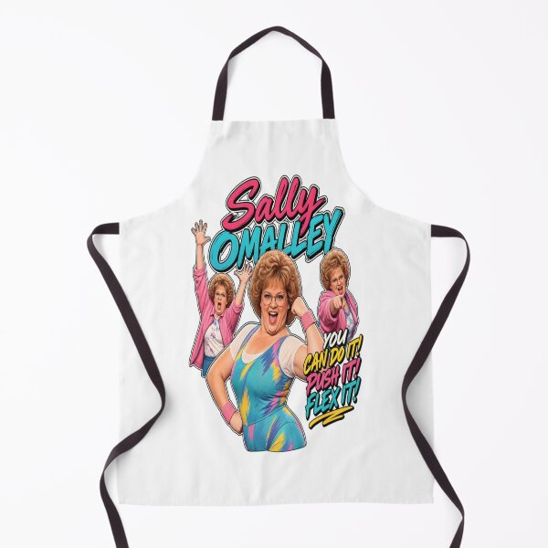 Item preview, Sally O'Malley You Can Do It Push It Flex It – Retro Fitness Design designed and sold by ActionForge.