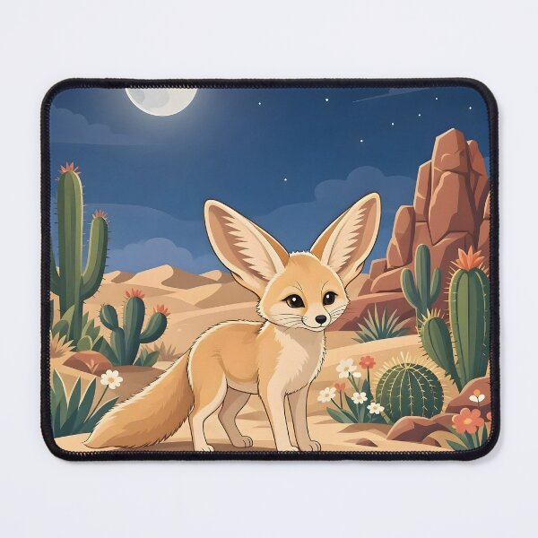 Item preview, Cute Fennec Fox in Desert Night Illustration designed and sold by Herodestroyer.