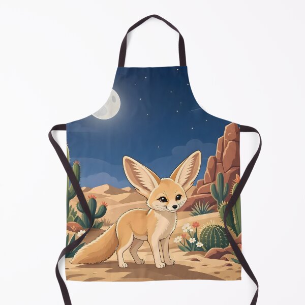 Item preview, Cute Fennec Fox in Desert Night Illustration designed and sold by Herodestroyer.
