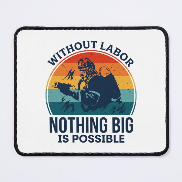Item preview, Nothing Big Is Possible Shirt - Without Labor Industrial Badge Tee designed and sold by relso.