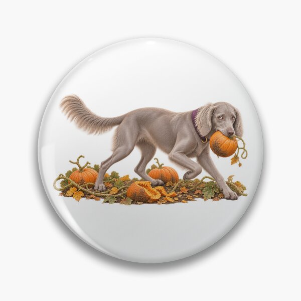 Item preview, Funny Weimaraner Autumn Gift designed and sold by HoldYourPoint.