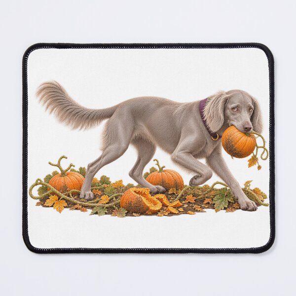 Item preview, Funny Weimaraner Autumn Gift designed and sold by HoldYourPoint.