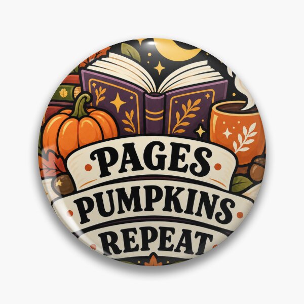 Item preview, Pages Pumpkins Repeat Cozy Fall Reader designed and sold by supertae.