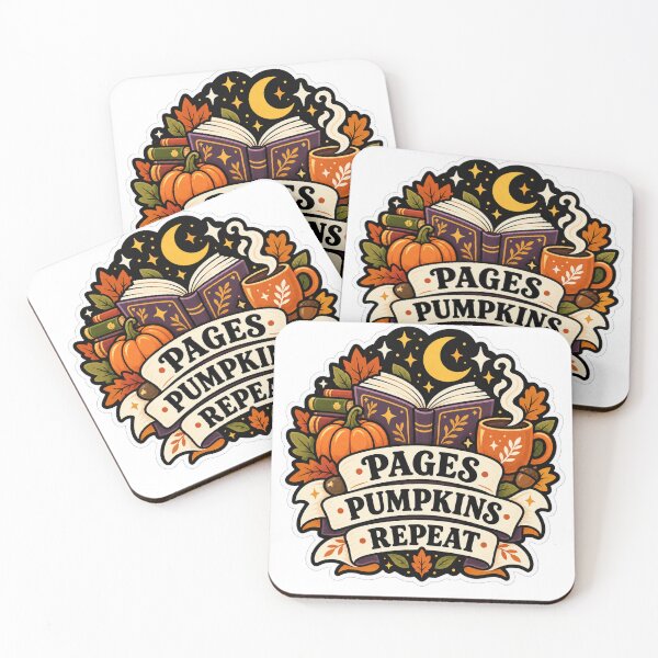 Item preview, Pages Pumpkins Repeat Cozy Fall Reader designed and sold by supertae.