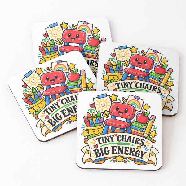 Item preview, Tiny Chairs Big Energy Preschool Teacher designed and sold by supertae.