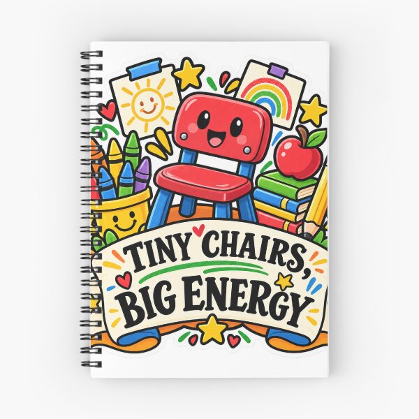 Item preview, Tiny Chairs Big Energy Preschool Teacher designed and sold by supertae.