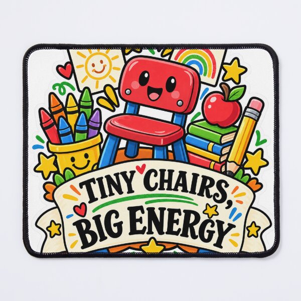 Item preview, Tiny Chairs Big Energy Preschool Teacher designed and sold by supertae.