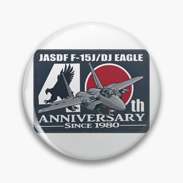 Item preview, JASDF F-15J/DJ Eagle 40th Anniversary Patch designed and sold by CharlieDesings.