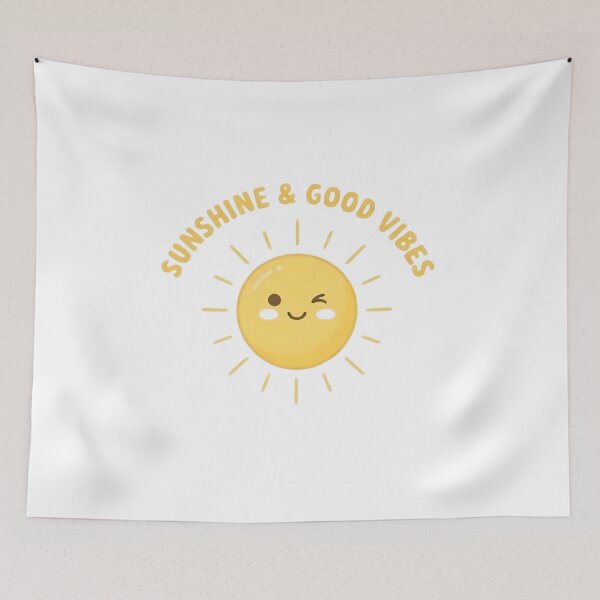 Item preview, sunshine and good vibes designed and sold by Rockveil Co..