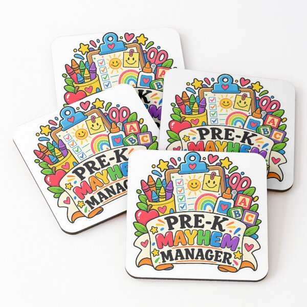 Item preview, Pre-K Mayhem Manager Preschool Teacher designed and sold by supertae.