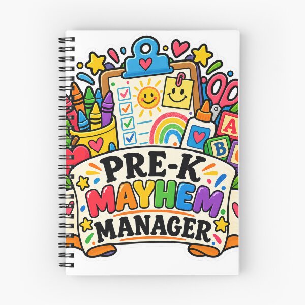 Item preview, Pre-K Mayhem Manager Preschool Teacher designed and sold by supertae.