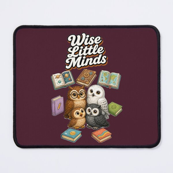 Item preview, Wise Little Minds – Cute Owl & 7 Books Cottagecore Design designed and sold by Cartoon art with a purpose ❤️ Supporting Althea’s friends .