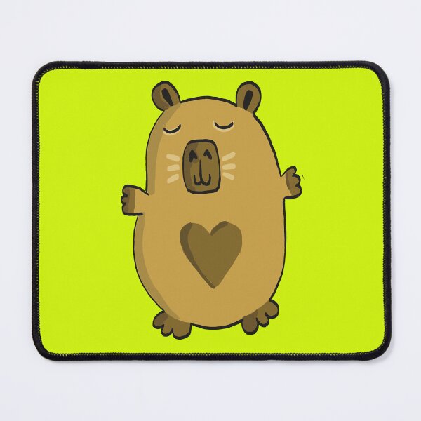 Item preview, Cute capybara with love heart designed and sold by SombreroDoodles.