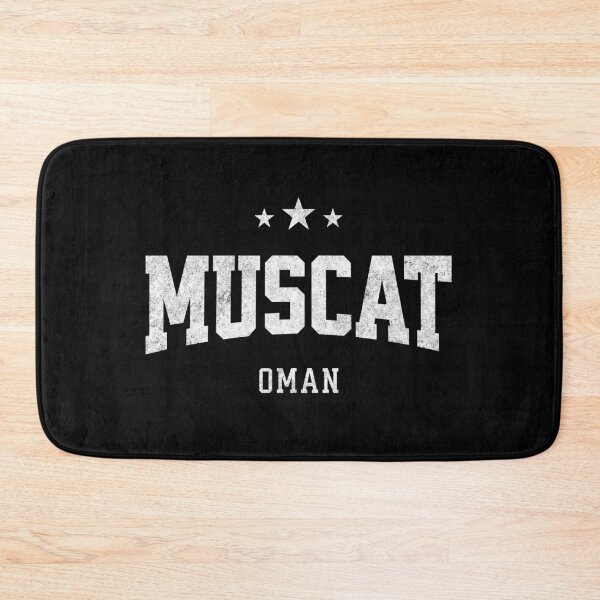 Item preview, Muscat Oman Vintage Varsity Distressed Retro College Travel Design designed and sold by NiceTeeClub.