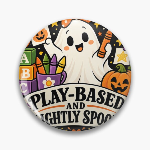 Item preview, Play-Based and Slightly Spooky Preschool Teacher designed and sold by supertae.