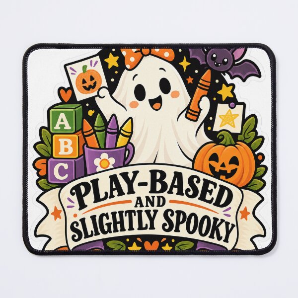 Item preview, Play-Based and Slightly Spooky Preschool Teacher designed and sold by supertae.