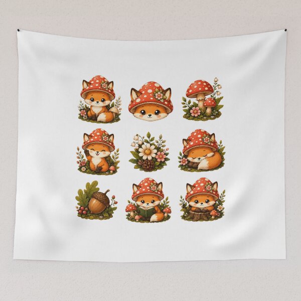 Item preview, Mushroom Fox designed and sold by MySthore.
