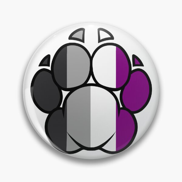 Item preview, Asexual Furry Pride Paw designed and sold by Chonkaz.