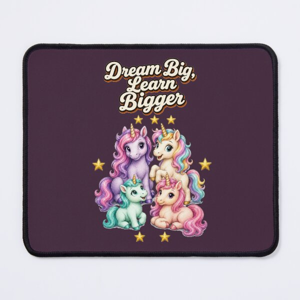 Item preview, Dream Big, Learn Bigger – Cute Unicorn & 7 Stars Cottagecore Design designed and sold by Cartoon art with a purpose ❤️ Supporting Althea’s friends .