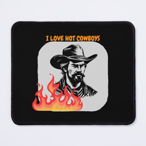 Item preview, I Love Hot Cowboys Western Graphic designed and sold by LiotasowaFlow.