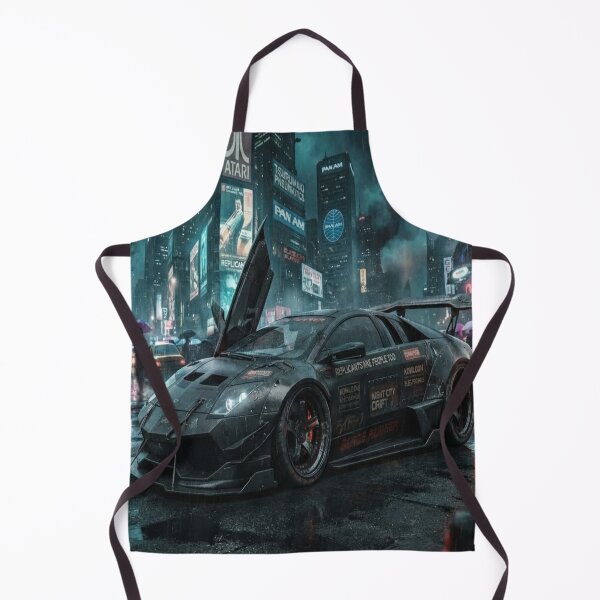 Item preview, Cyberpunk Emerald Night - Futuristic Hypercar Neon Art designed and sold by JMAVILA ART.