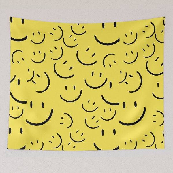 Item preview, Happy Faces Pattern — Smiley Face Doodle Pack designed and sold by ArtwithRabbit.