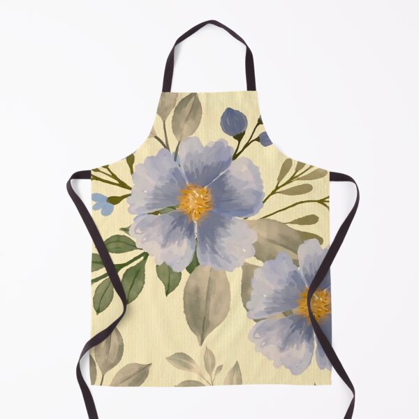 Item preview, Blue Blossom Vintage Watercolor Pattern designed and sold by Vintage-Lady65.