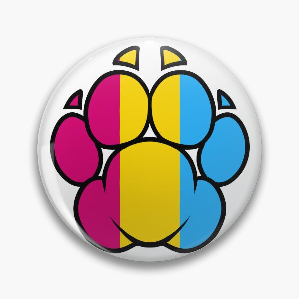 Artikelvorschau, Pansexueller Furry-Stolz Pfote entworfen und verkauft von Chonkaz.