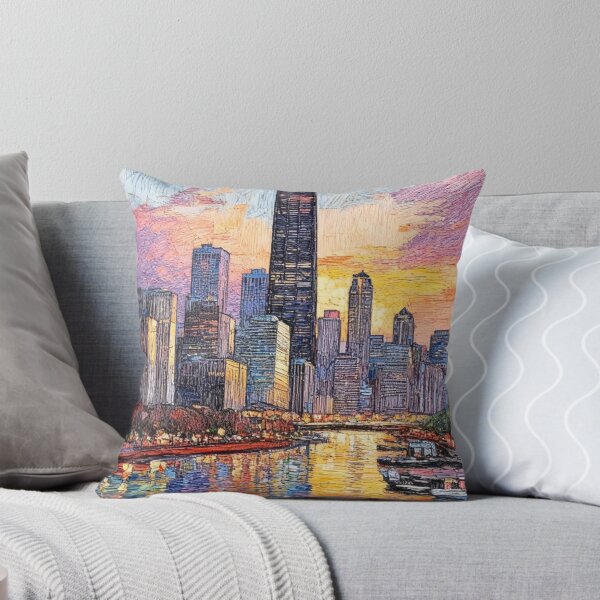 Item preview, Sunrise over Chicago designed and sold by sid1802.