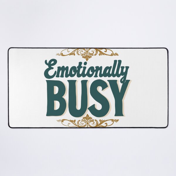 Item preview, Emotionally Busy Typography Design designed and sold by DinaArtStudio.