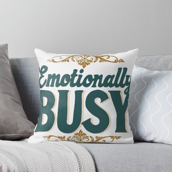 Item preview, Emotionally Busy Typography Design designed and sold by DinaArtStudio.