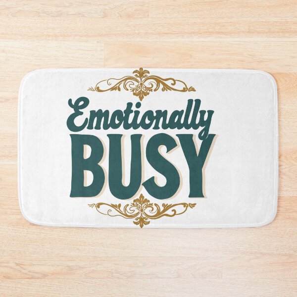 Item preview, Emotionally Busy Typography Design designed and sold by DinaArtStudio.