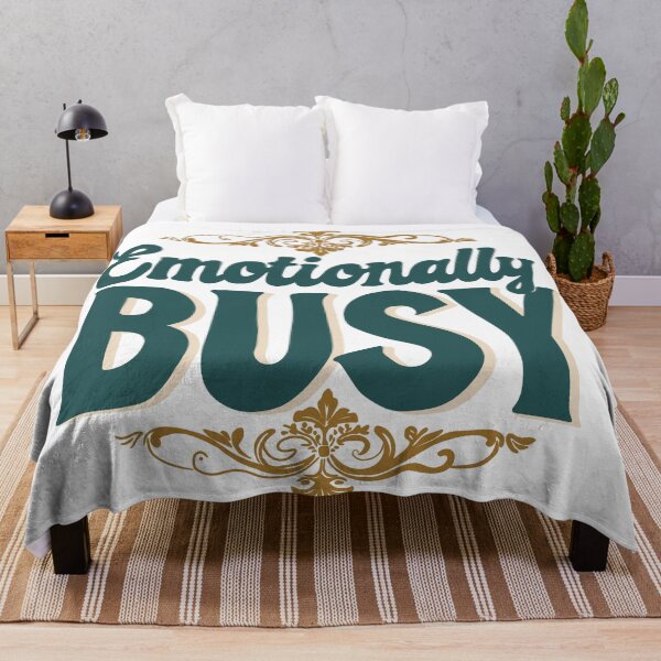 Item preview, Emotionally Busy Typography Design designed and sold by DinaArtStudio.