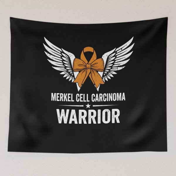 Item preview, Merkel Cell Carcinoma Warrior Orange Ribbon Cancer Awareness designed and sold by w66aboo.