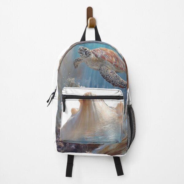 Item preview, Ocean Turtle in Seashell Coral Reef designed and sold by LC&LCPlatform.