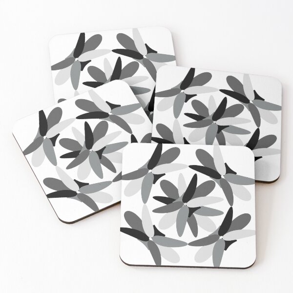 Item preview, Monochrome Abstract Butterfly Floral Art designed and sold by PoeticRecipeST.