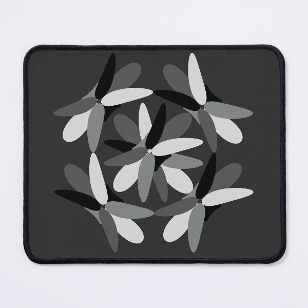 Item preview, Monochrome Abstract Butterfly Floral Art designed and sold by PoeticRecipeST.