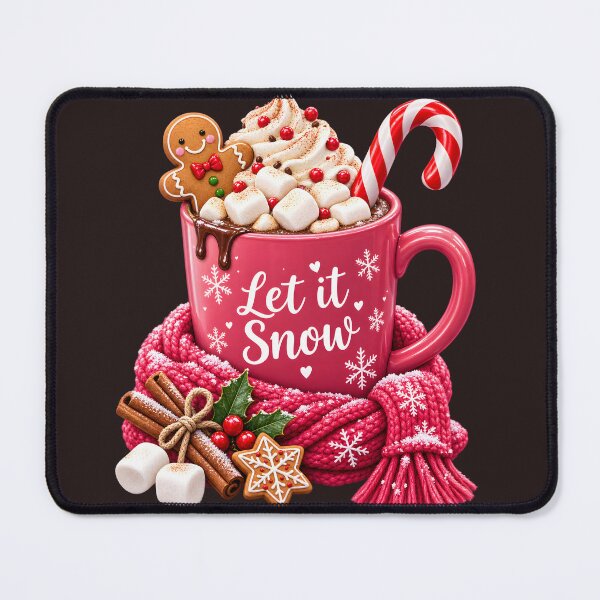 Item preview, Let It Snow Christmas Hot Cocoa designed and sold by TinyWeird.
