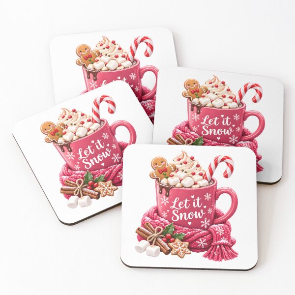 Item preview, Let It Snow Christmas Hot Cocoa designed and sold by TinyWeird.