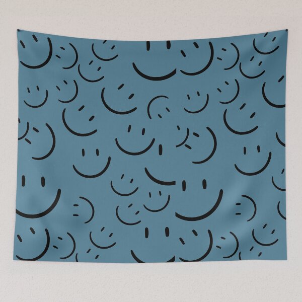 Item preview, Good Vibes Smiley Pattern — Cute Emoji Faces Design" designed and sold by ArtwithRabbit.