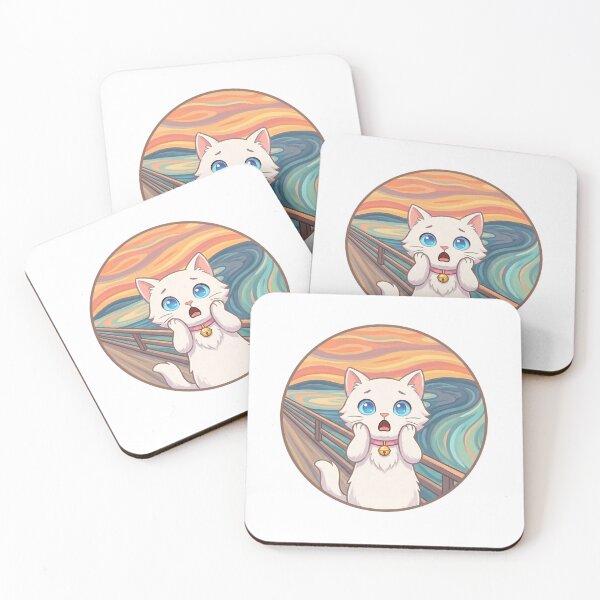 Item preview, Smilla Cat in The Scream – Art Parody designed and sold by 1smillaundfiete.
