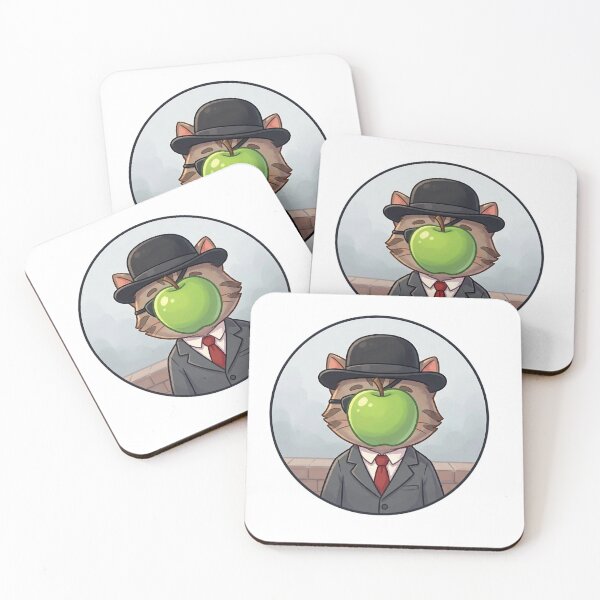 Item preview, Son of a Cat – Magritte Art Parody designed and sold by 1smillaundfiete.