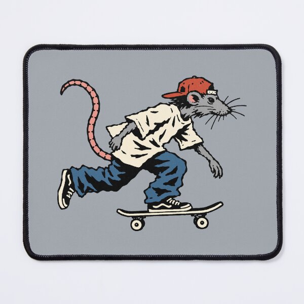 Item preview, Funny New York Rat Skateboard Graphic designed and sold by trajeado14.