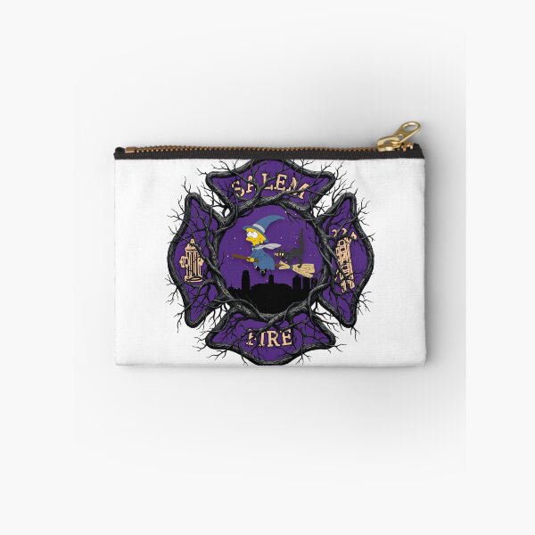 Item preview, Spooky Branches Salem Fire Department (MA) x The Simpsons Lisa Simpson Witch designed and sold by Bee Bum Designs.